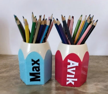 Pencil pots  personalised